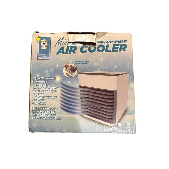 Northern Chill Mini Air‎ Cooler New- Open Box - Picture 3 of 5
